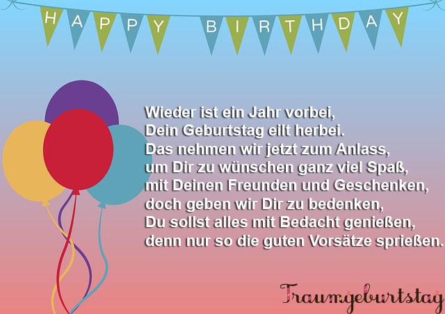 Gedichte geburtstag mutter Lustige Gedichte