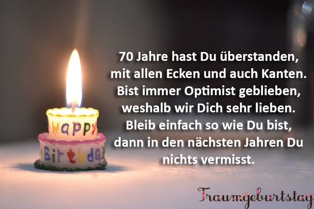 Lll Gedichte Zum 70 Geburtstag Lustige Verse Fur Manner Und Frauen