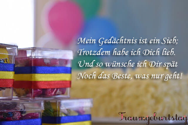 Habe geburtstag leider vergessen deinen ich Geburtstag vergessen: